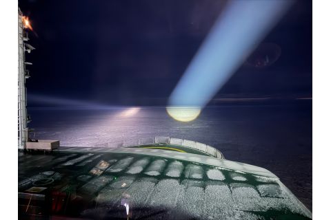 Polarlight LASER searchlights
