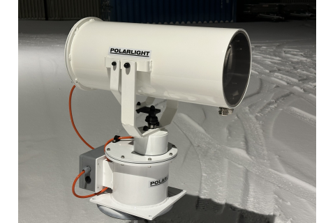 Polarlight LASER searchlights